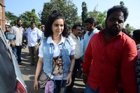 London Babulu Movie Team at AVN College Vizag